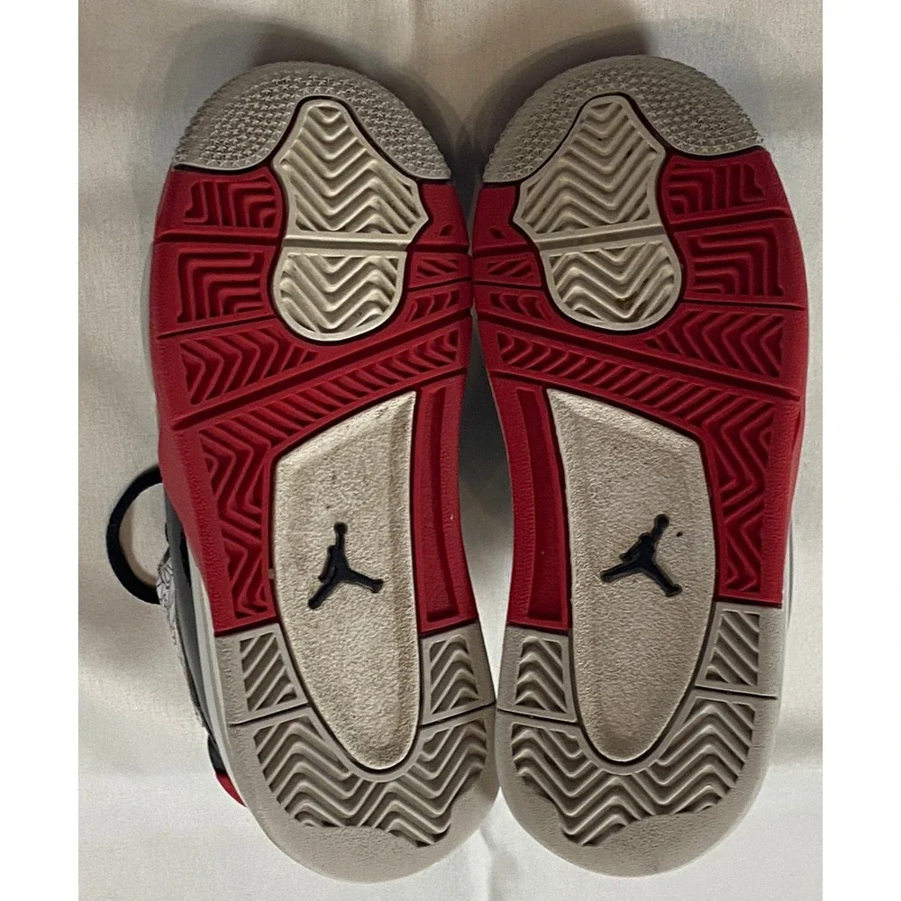 Jordan Dub Zero TD Toddler Sneakers White Black Red DV1358-160‎ Size 9C
